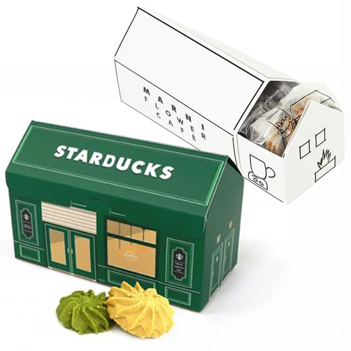 Custom Printed Macaron Gift Box Packaging Pastry Gold Lid Macaron Box with Lining for Afternoon Tea Cake Sweet Desserts Bakery