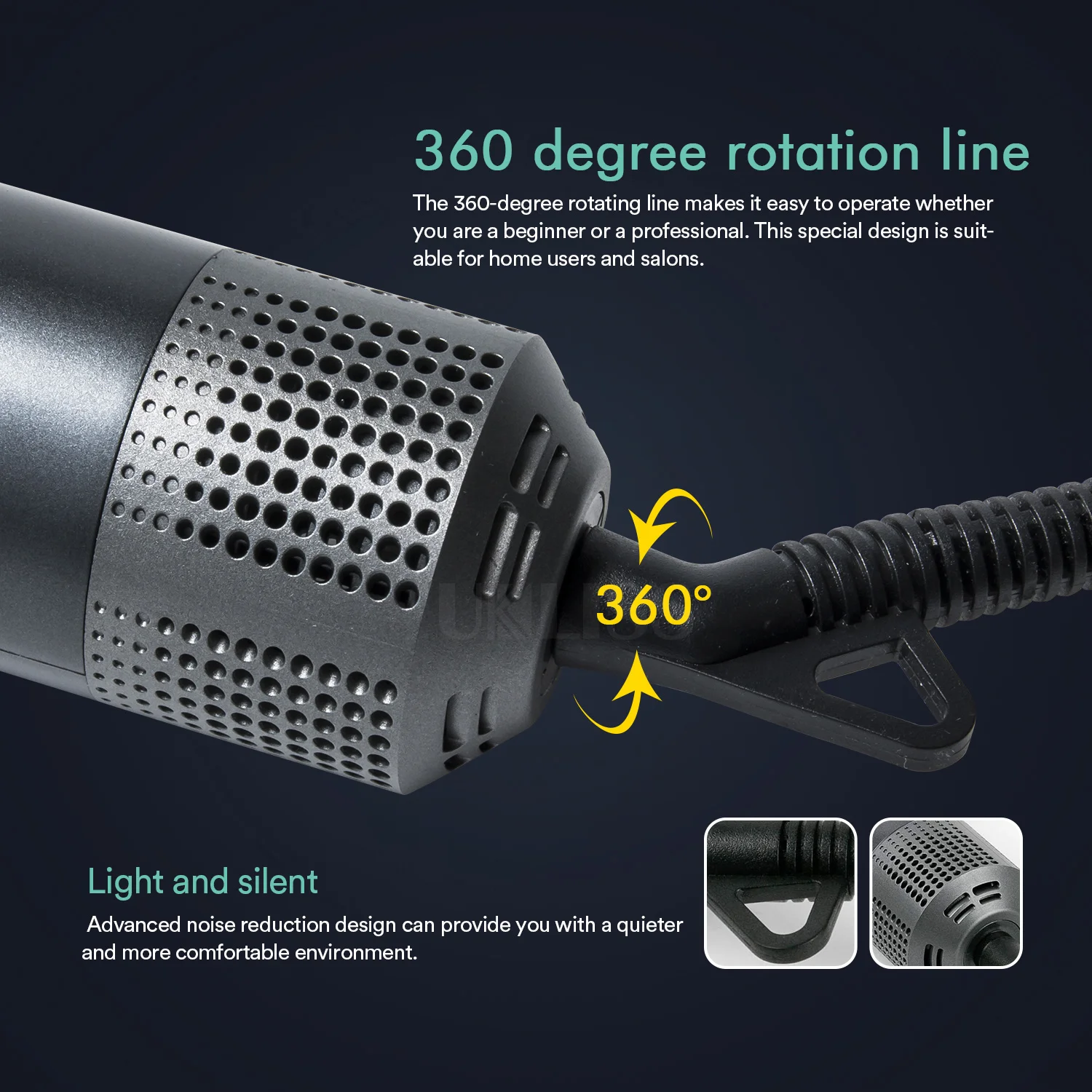 2022 New Dropshipping hair curler brush luxury hair dryer and volumizer straightening electric hot curling volume shape styler