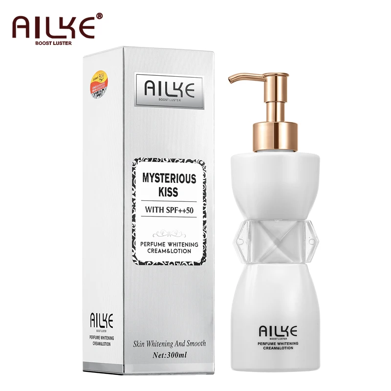 AILKE загадочный поцелуй Niacinamide легкий аромат для кожи отбеливающий лосьон Крем Для Тела Тонизирующие кремы с белым молоком на