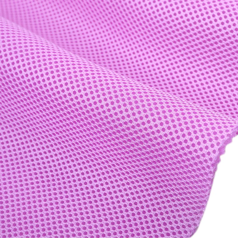 Color Customization Stripe Polyester 3d Mesh Fabric 3d Spacer Air Mesh Fabric