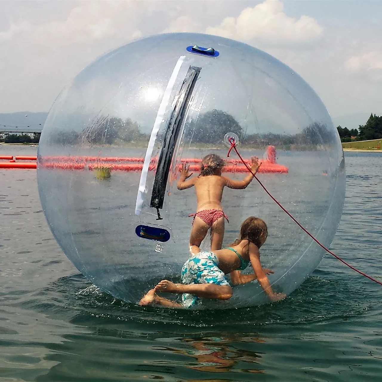 HI CE забавная надувная игрушка для водных прогулок, водяной хрустальный шар для летней игры