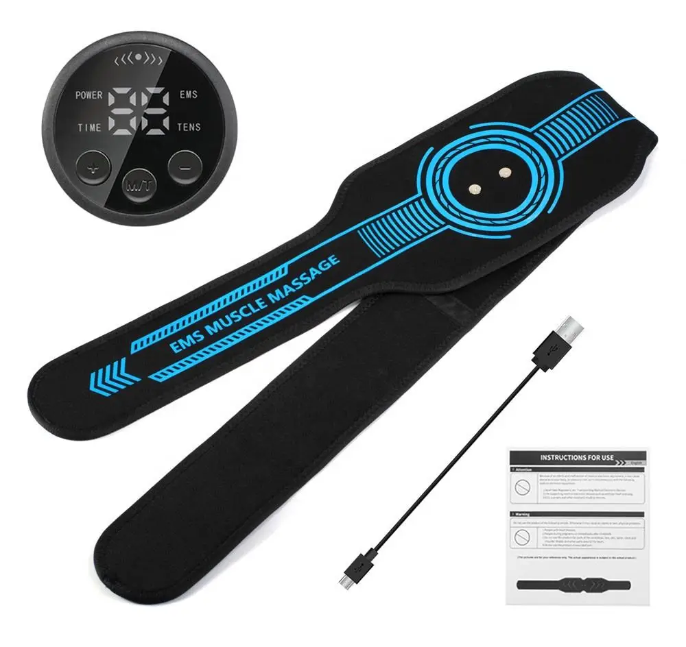 Exercise And Therapy Device Electronic Digital EMS TENS Units Belt And Arm Stimulator Massage Pads