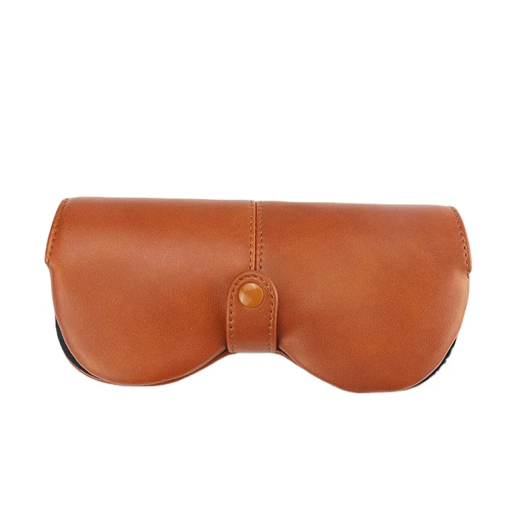 customized color leather soft bag glasses case PU glasses leather case sunglasses set