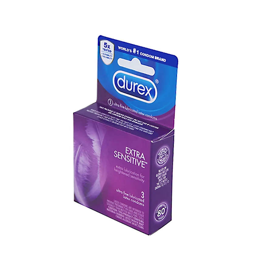 Custom design condom folding packaging paperboard box