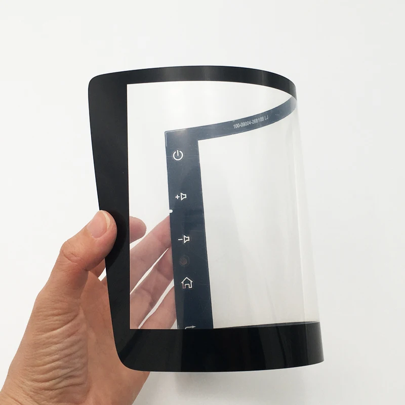 Водонепроницаемая панель на заказ хорошего качества, Лидер продаж, специальный оптический экран специальной формы, объектив, автомобильное радио, 10 сенсорная панель для интеллектуального автомобильного мобильного ПК