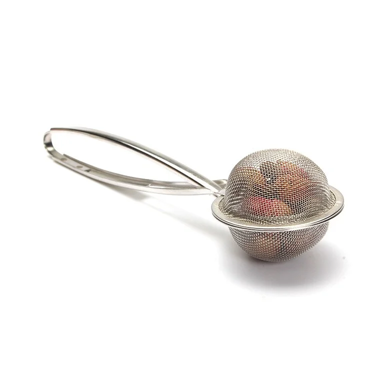 Squeezer Handle Stainless Steel Tea Infuser Mesh Tools Business Gift Wedding