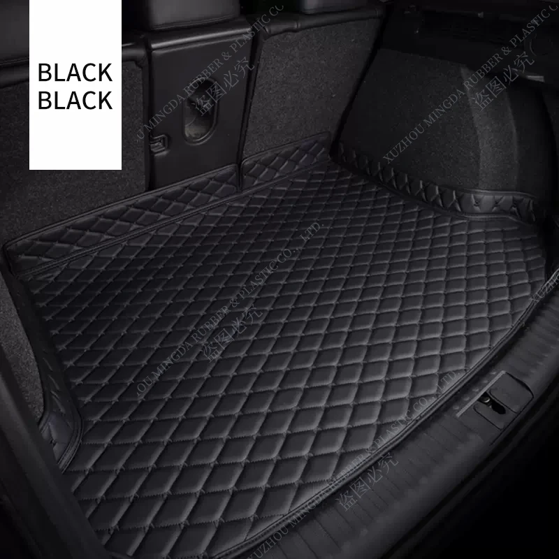 Wearing-Resistant PU Leather Car Trunk Mat For BMW iX 2022 3D Surrounding Design Waterproof Non-Slip boot mat