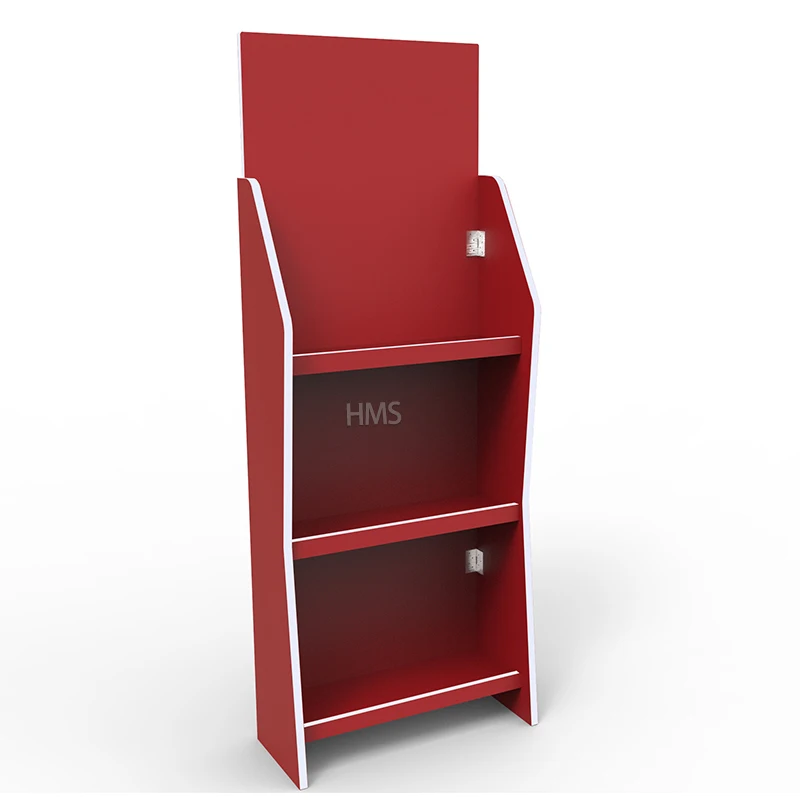 Customized wood display stand floor display rack POP cardboard display racks