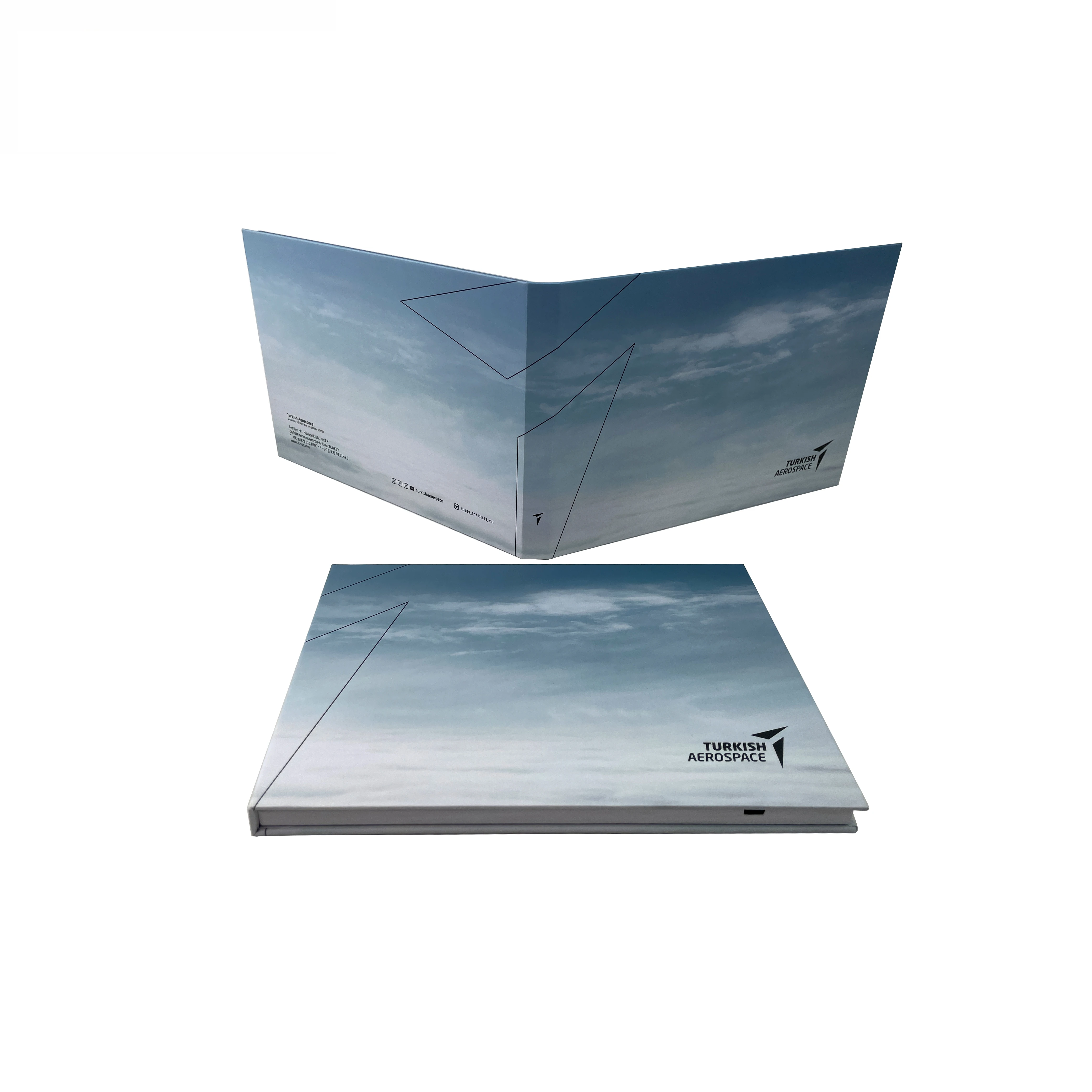 Custom Print 2.4 4.3 5 10 Inch Ips Hd Screen Lcd Video Book Brochure