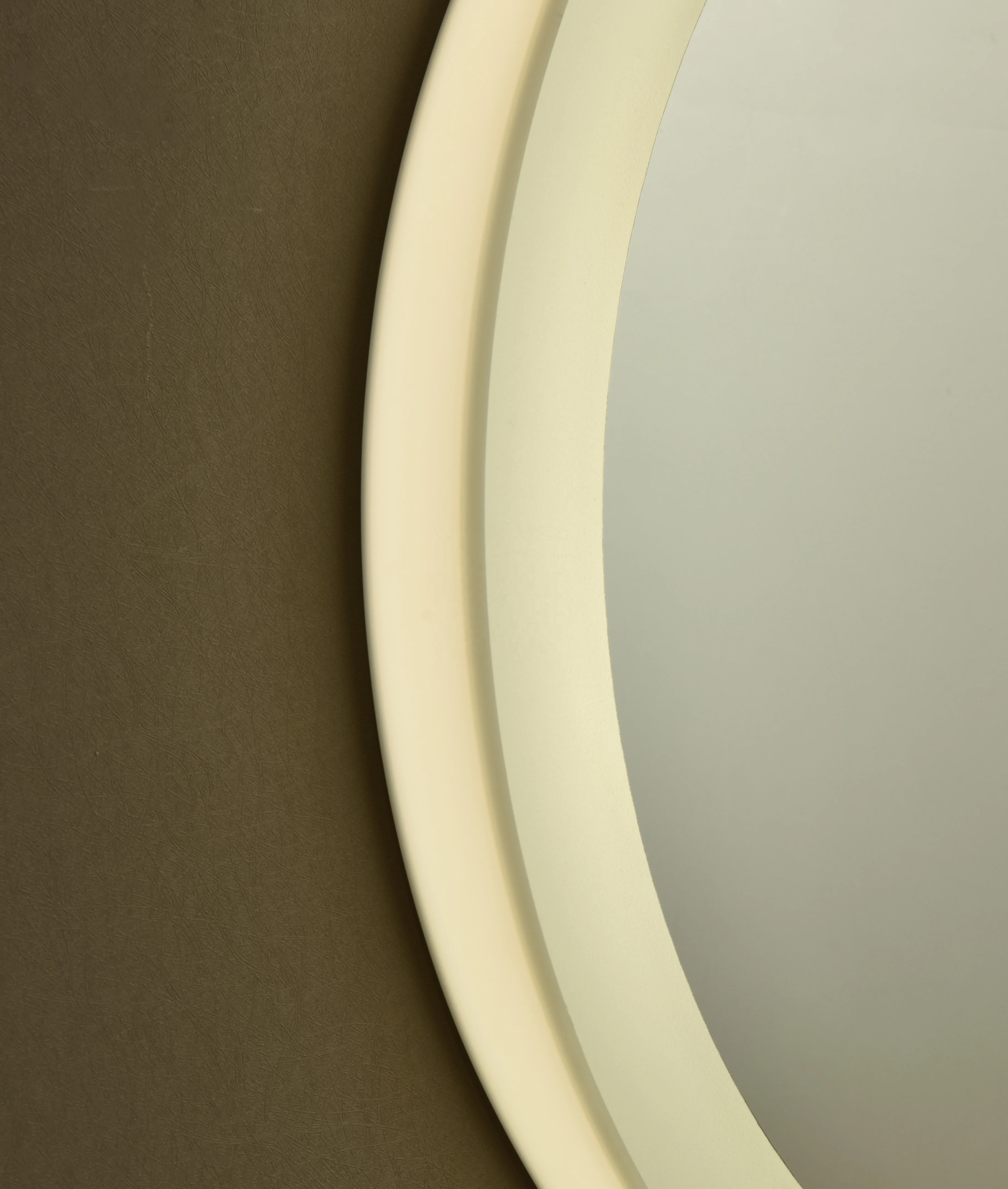 Round Wall Mounted Color Change Bedroom Waterproof Bathroom Led Mirror Smart With Time Display
