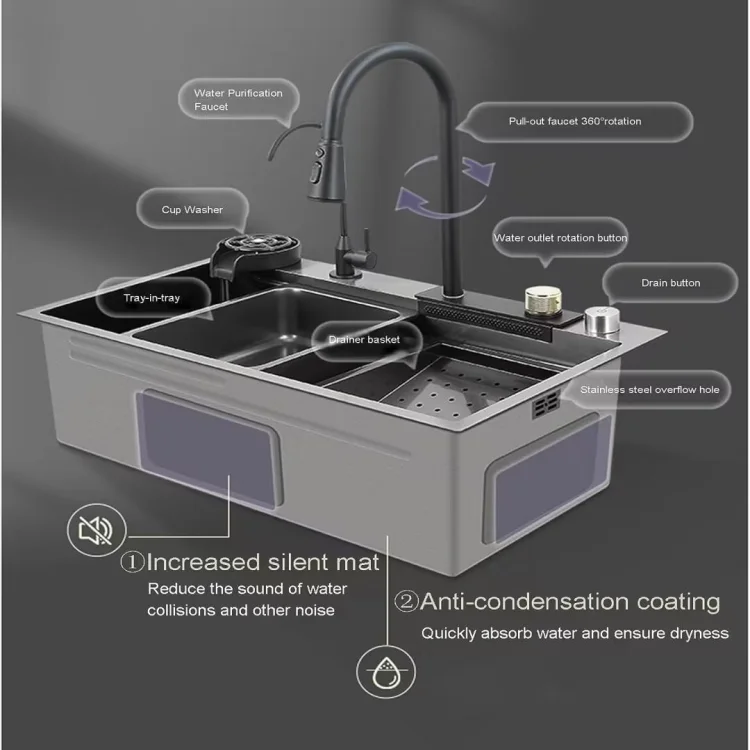 china custom 2023 modernos tarja para cocina kitchen sinks fregadero acero inoxidable sink kitchen con escurridor for spain
