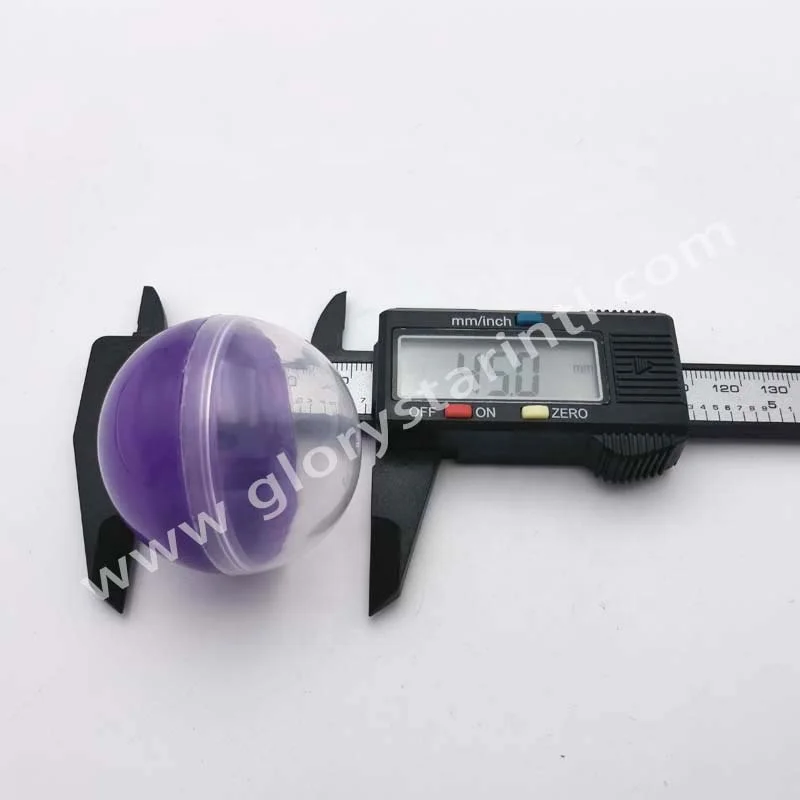 High Quality Eco-friendly PP material Colorful Candy 45mm Round Shape Gashapon Empty Ball for Vending Machine capsule ball