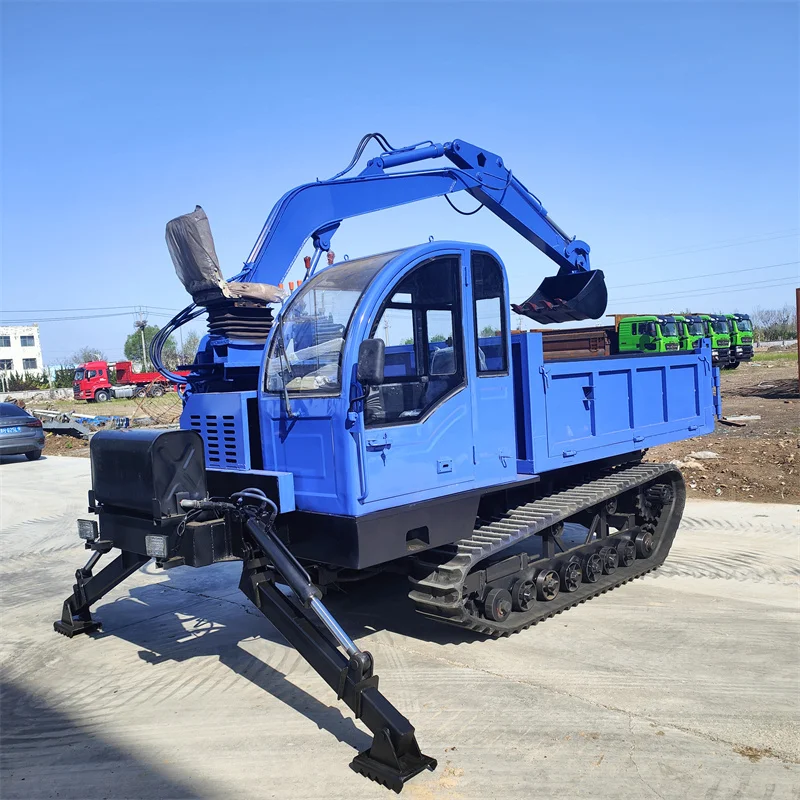 Kuangcheng 8 тонн карьерный гусеничный самосвал и грузовик экскаватор с кабиной