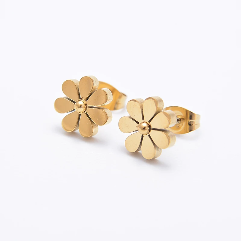 Newest Fashion Wholesale  Earrings Jewelry Anti-allergy High Quality Stainless Steel Brass Earrings Jewelry for Women Girls