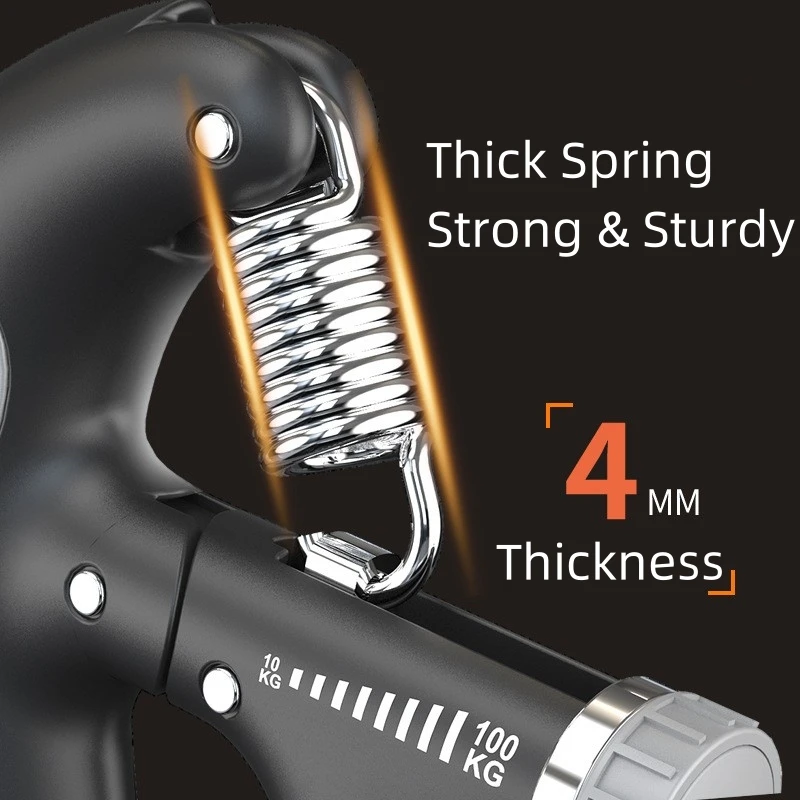 OEM Wholesale Wrist Trainer Exercise Bodybuilding Training Handgrip 10 To 100Kg Adjustable Hand Grip Strengthener