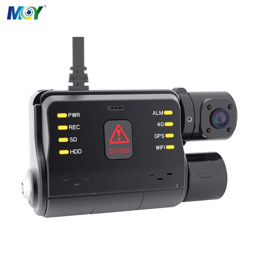 MCY Full Hd 1080P 4G Lte Wifi Gps Car Dvr Camera Dash cam Dual Camera 2 Channel dash camera for trucks
