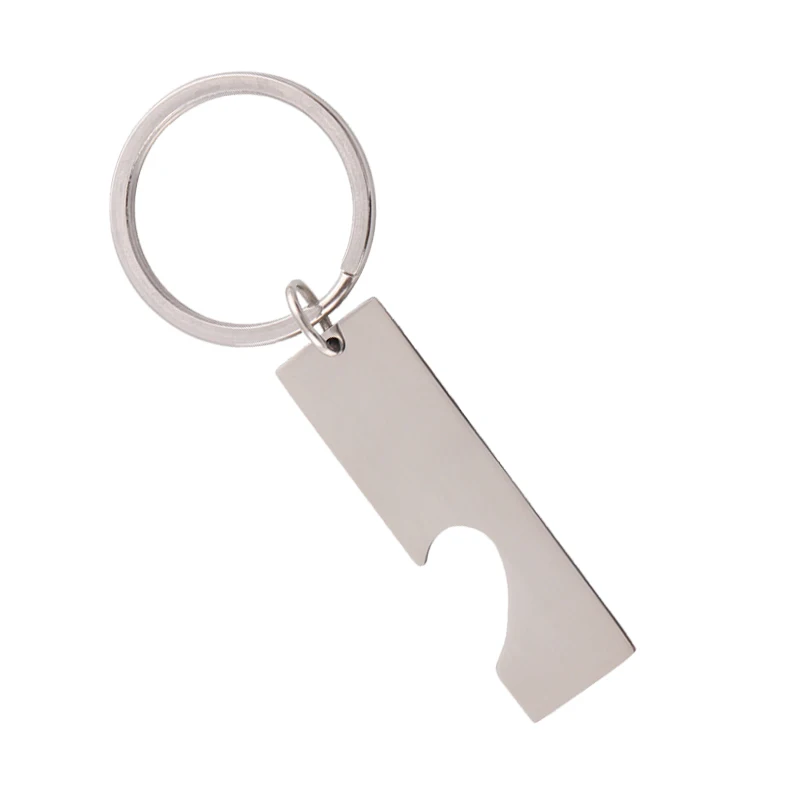 Personalized Chap Blank Stamping Stainless Steel Keychain