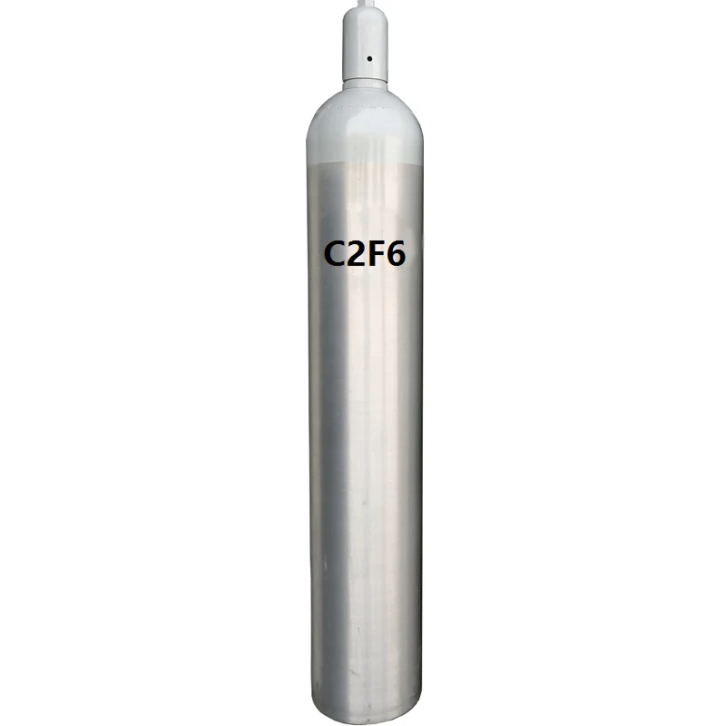
99.999% hexafluoroethane C2F6 in cylinder / tank / Tonners 5N high purity Halocarbon 116 Refrigerant Gas for Semiconductor 