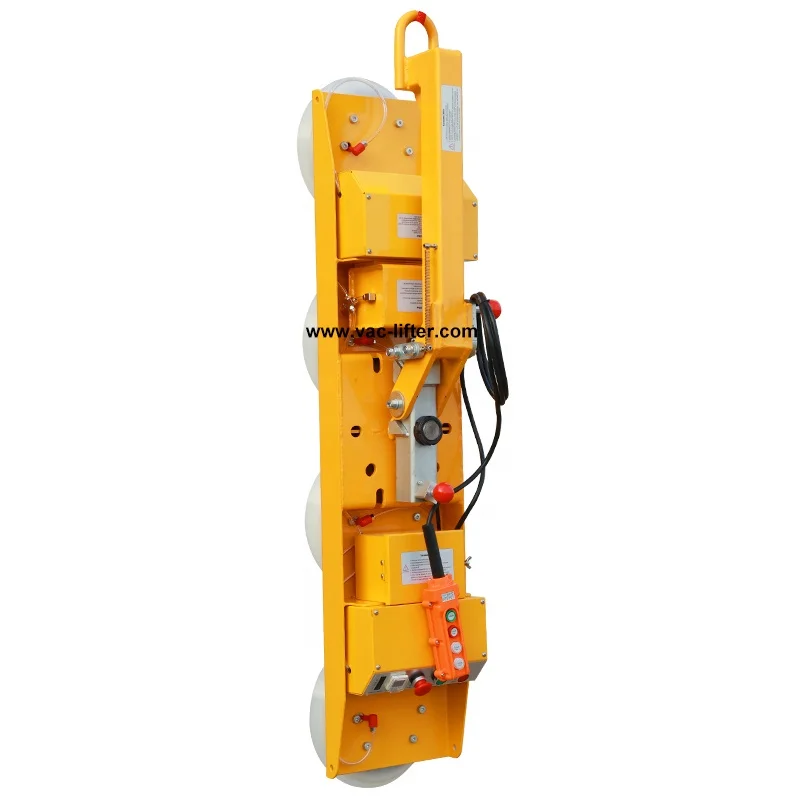 Suspended type Line Type Glass Installation Suction Cup Glass Vacuum Lifter with power-cut but pressure-keeping device