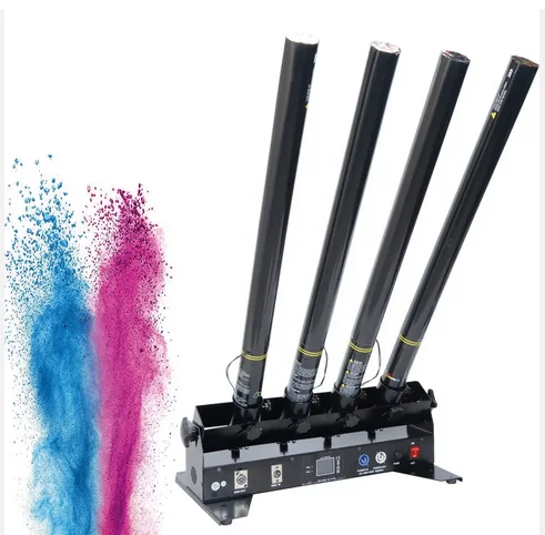512  Remote Control/DMX   controller machine launcher  Electronic 4heads  Confetti machine  Powder Cannon
