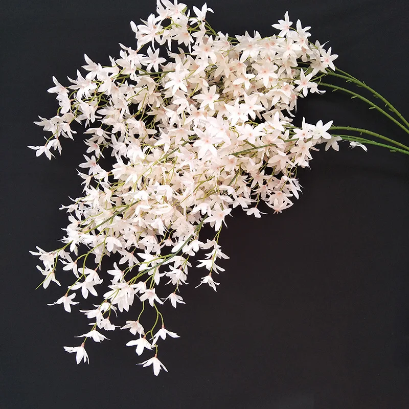 Cheap Orchid Plant Wedding Decoration Artificial Flower Hanging Decor