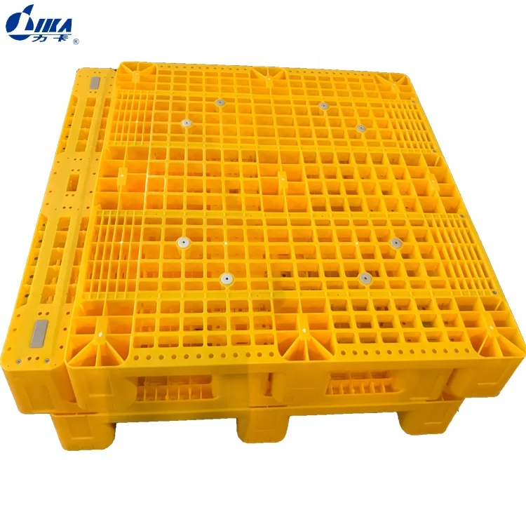 Пластиковый поддон из полиэтилена HDPE европоддон со стальной арматурой литьевая форма литой