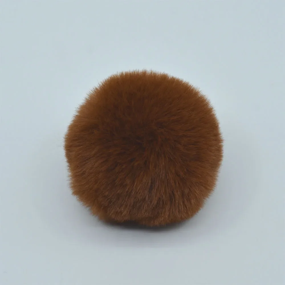 New Arrival Fur Ball Ins Shoes Accessories Toy Plush Keychain Hair