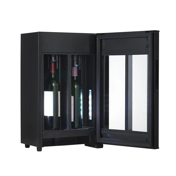 Wine Dispenser Machine Factory Price Household Electric 2 Bottles Red Single Glass Door Thermoelectric Refrigerator Mini CN;GUA