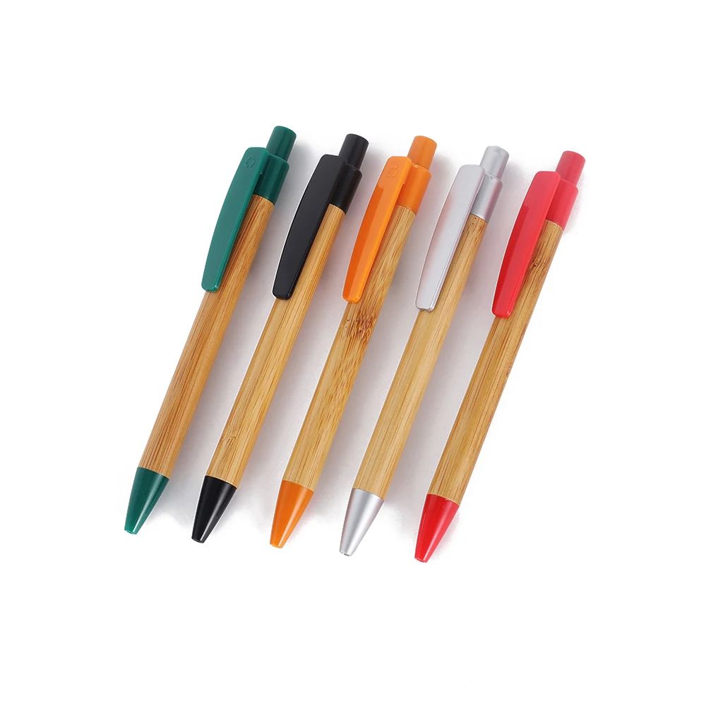 High Quality Cheap Price Promotional Bamboo Pen Office Use Bamboo Ballpoint Pen
