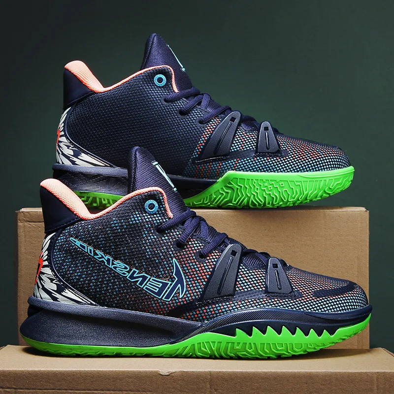 Wholesale mix and match graffiti mandarin duck shoes outdoor sports casual basketball shoes elastic comfortable breathable