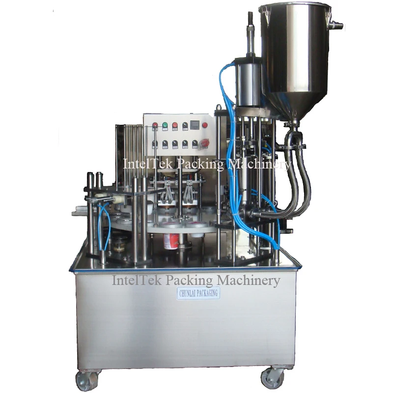 Kis-900 Automatic Honey Spoon Cup Filling and Sealing Machine