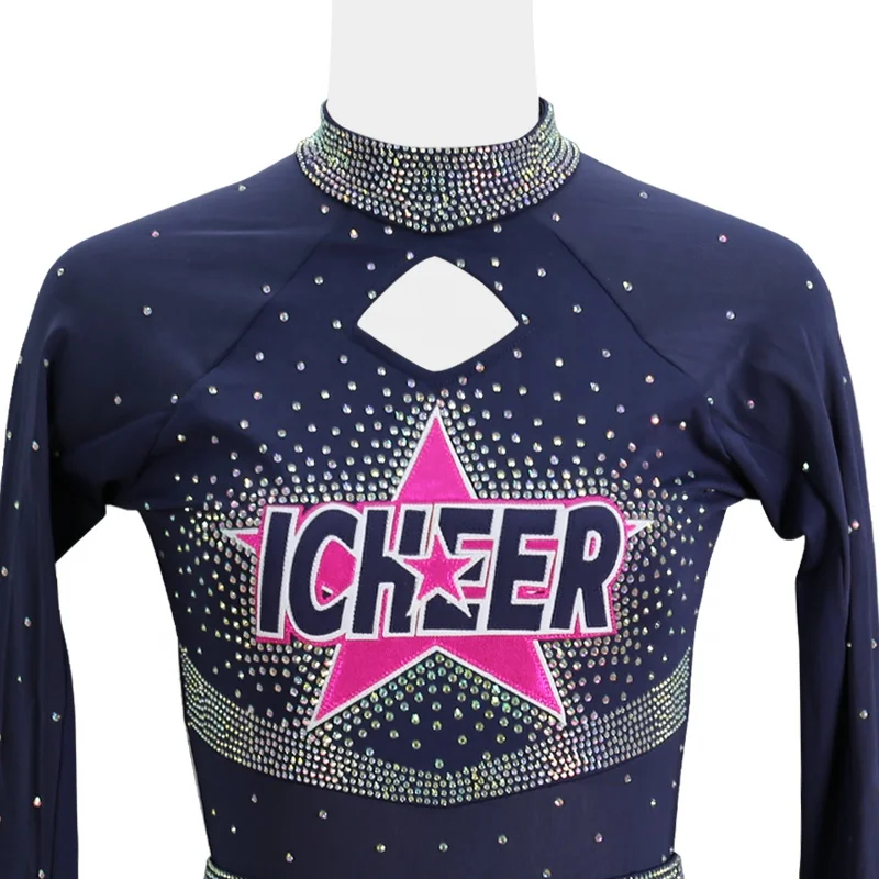 2022 latest style OEM free design all star cheer dance costumes custom cheerleading uniforms