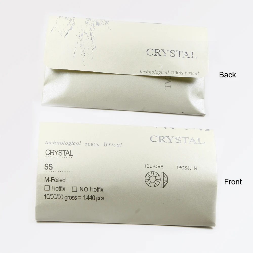 Glass Rhinestones Flat Back Non Hotfix DIY Crafts Nails Violet Back Crystal Velvet 14 Cuts High Quality Purple SS20 Silver 2 Bag