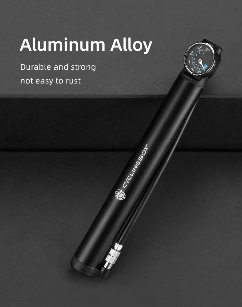 Bicycle Mountain Bike Pressure Electric Pump Convenient American-French Universal Gas Nozzle