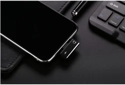 Hot sale Original  T shape splitter 2 in 1 3.5mm headphones aux adapter for iPhone support call and charging at the same time