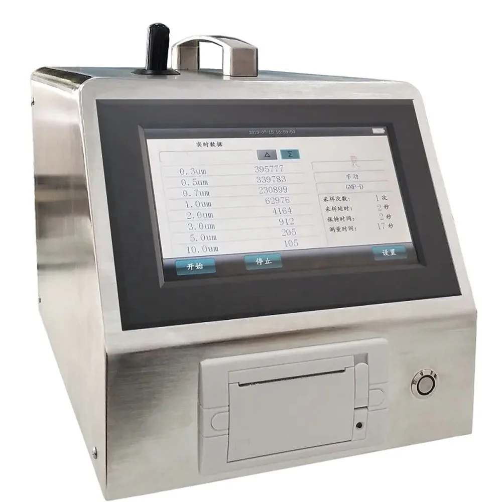Zetron Best Selling 1 Cfm 28.3L/min Cleanroom Pharma Lab Pharmaceutical Factory Portable Air Particle