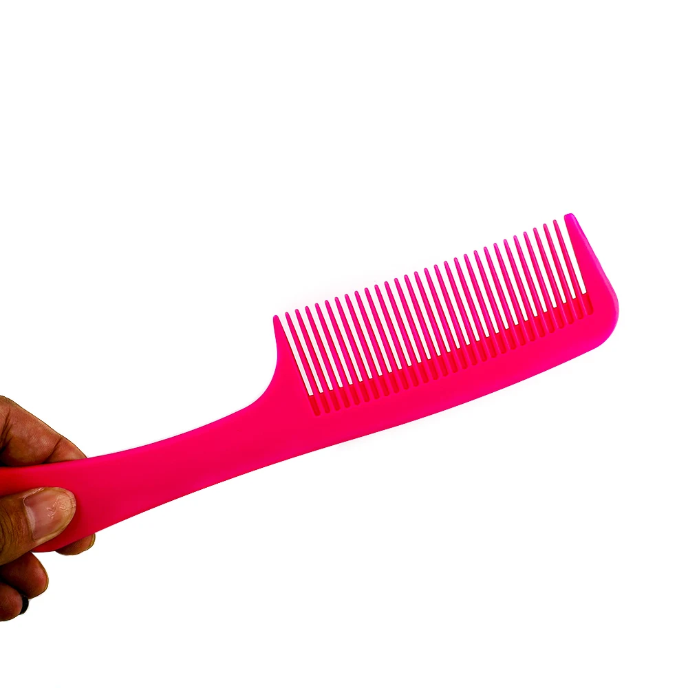 Rubberized ABS Wide Tooth Hair Comb 8264 Manufacture Supplier Custom