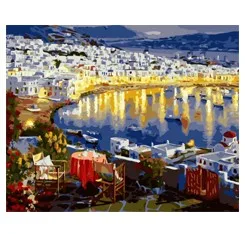 Factory Custom Small Batch Fabric Landscape Decorative Paintings for Children Printed Design