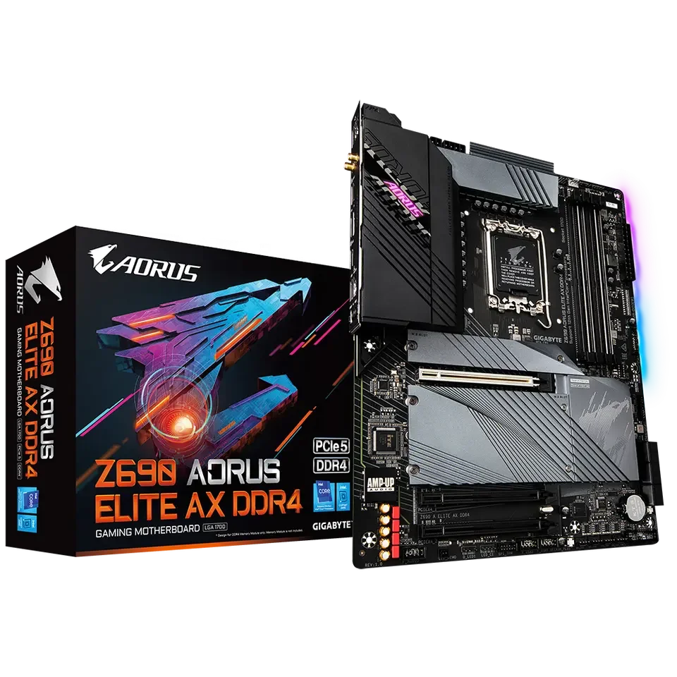 Top selling INTEL Z690 AORUS ELITE AX DDR4 (rev. 1.0) Supports Intel Processors with Motherboard ATX LGA17 For Lga1700 Ddr5 128g