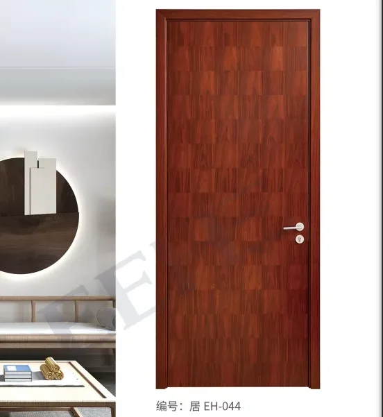 New single main design pvc interior wooden doors with frames
