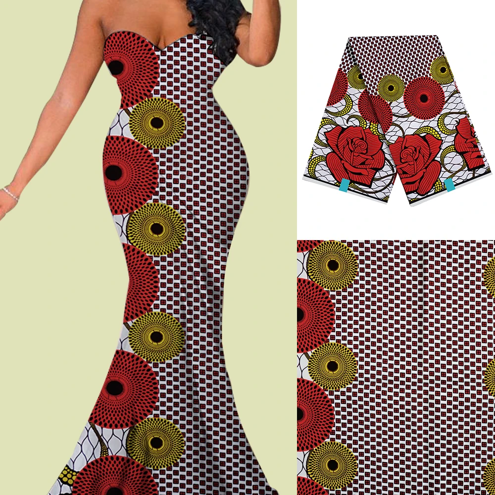 A1500 real veritable ankara guaranteed manufacturers textile fabrics african gold african wax print 12 yards