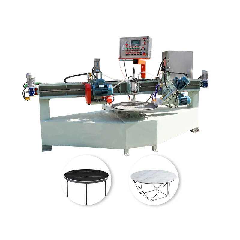 Hongyi wholesale Stone Desk Processing CNC Round Table Cutting And Edge Grinding Machine