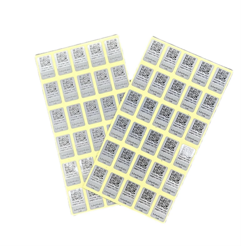 EU US Warehouse Printing Custom 3d Hologram Sticker /3d Holographic Security Label