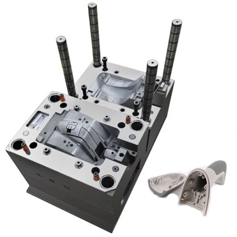 Custom TPE Rubber Overmould Mold For 2K Injection