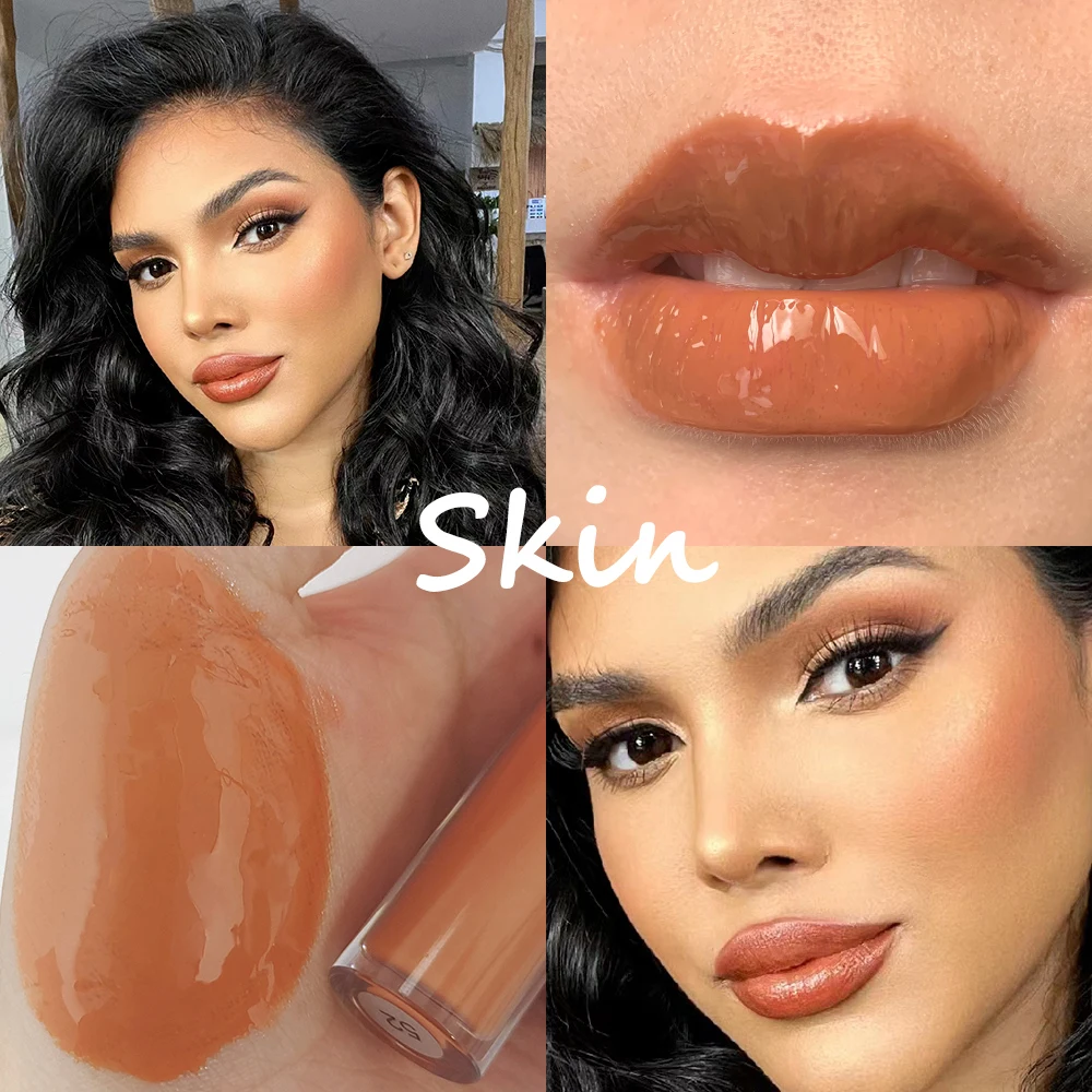 Wholesale Color Changing Lip Oil Pigmented Magic Moisturizing Flavouring Fruit Clear Vegan Shimmer Lipgloss Lip Plumper Gloss