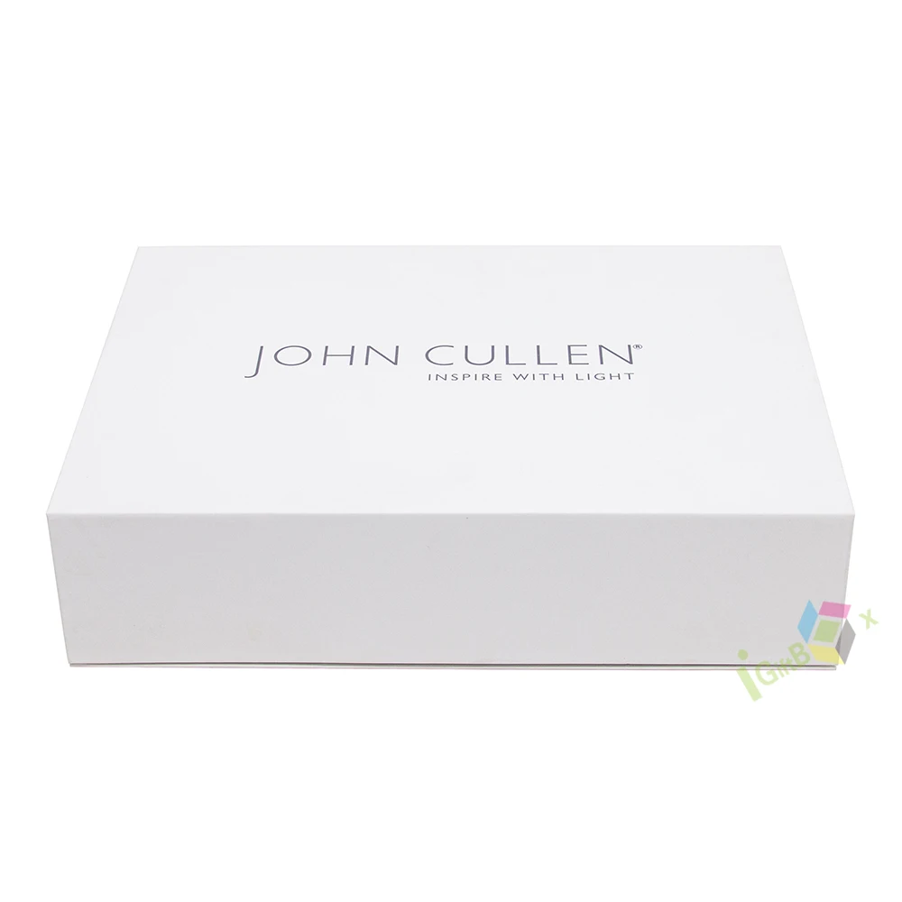 Luxury Book Shaped White Rigid Cardboard Box Packaging Magnetic Gift Boxes with EVA Foam Insert