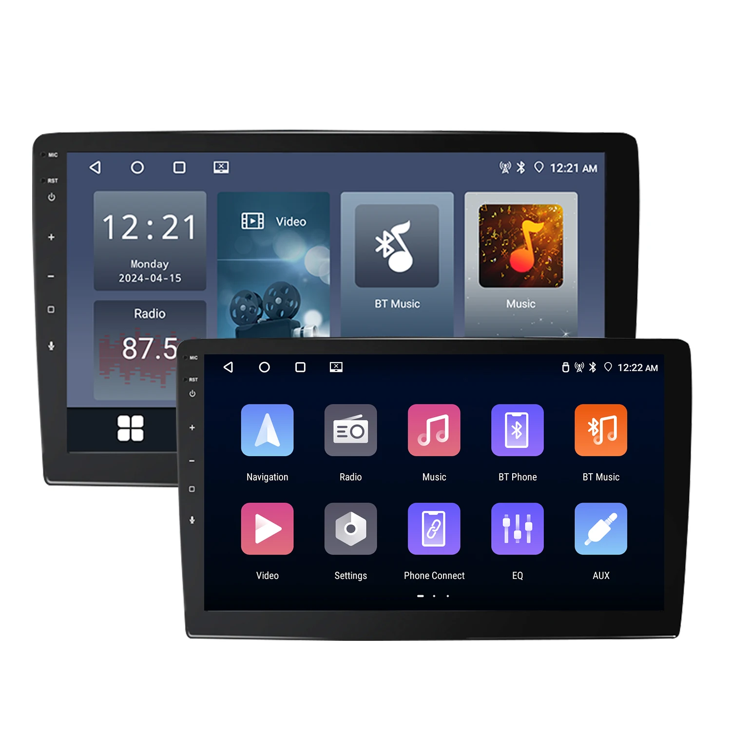 Double Din Carplay Radio Dvd Player Auto Audio Stereo 9 Inch 10 Inch 64G Navigator Gps Android System Car MP5 Navigation For Car