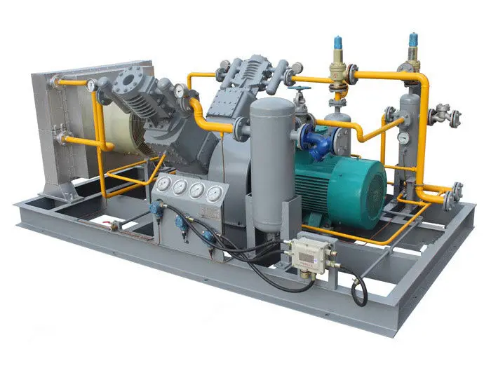 Sales Of 25mpa Cng Station Pressurized Piston Reciprocating Natural Gas Compressor