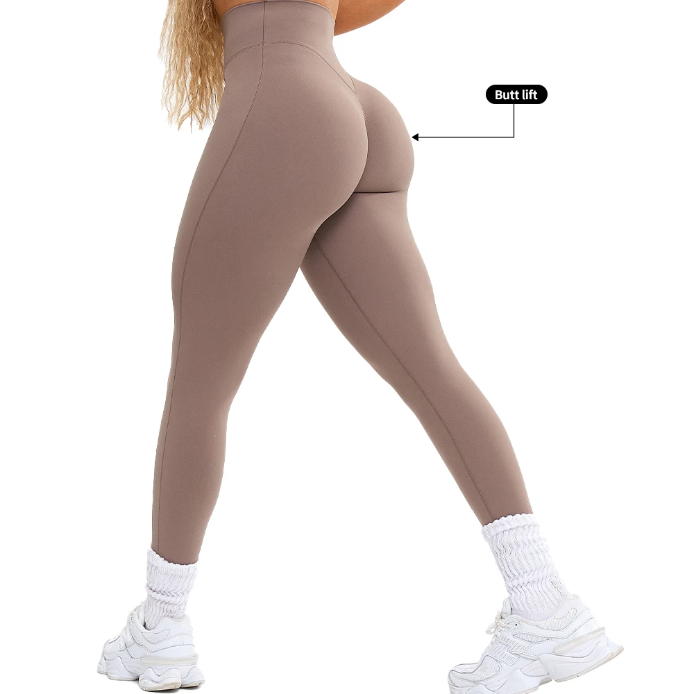 Spandex Nylon QUICK DRY Butt Lifting Yoga Pants Gym Workout Tight Fitness Clothing Women High Waisted Yoga Leggings