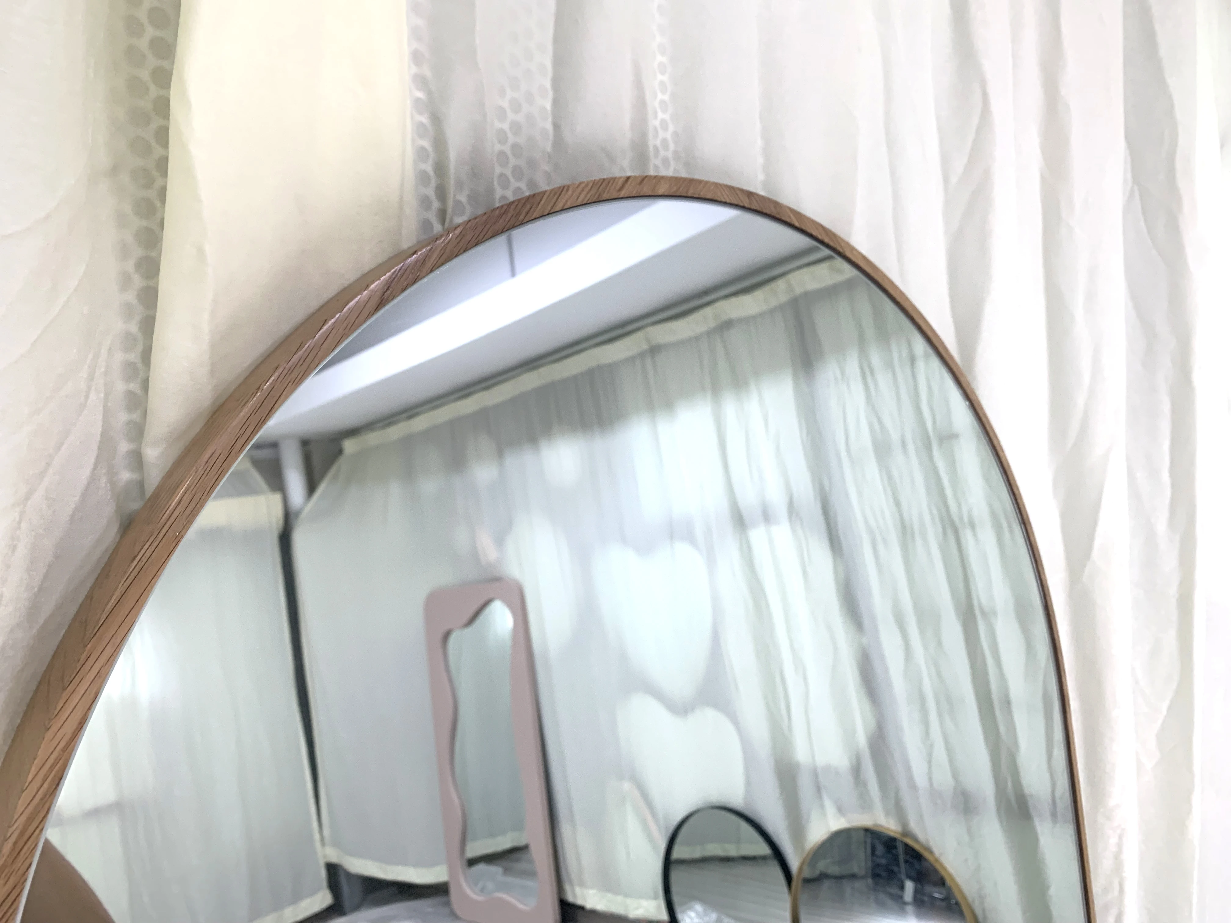 Factory Morden oversized Mounted Aesthetic bathroom living room vintage makeup salon room luxury home decor wall mirror